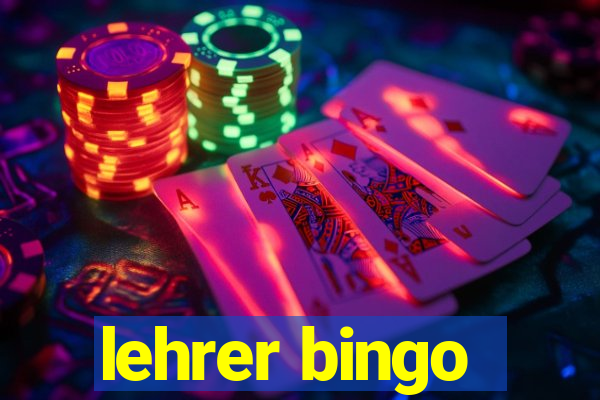 lehrer bingo