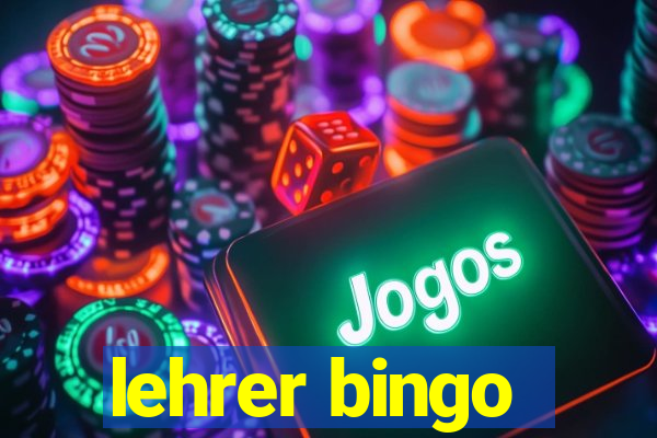 lehrer bingo