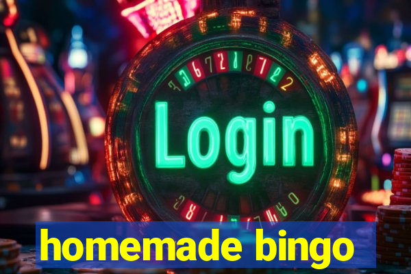 homemade bingo