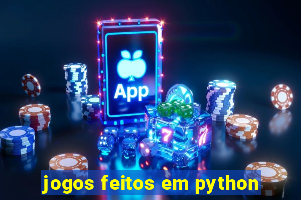 jogos feitos em python