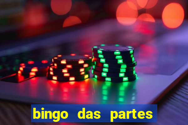 bingo das partes do corpo