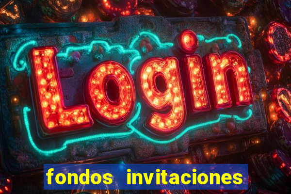 fondos invitaciones de bingo para editar