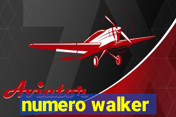 numero walker