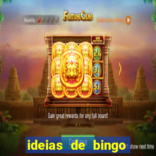 ideias de bingo para o natal