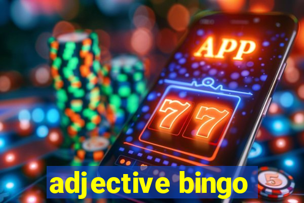 adjective bingo