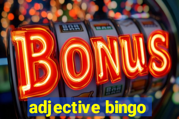 adjective bingo