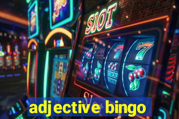 adjective bingo