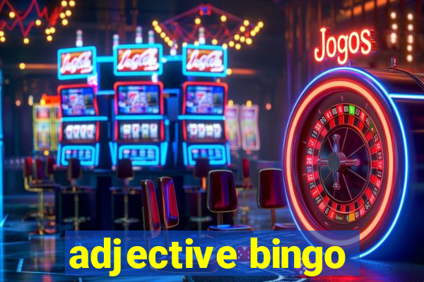 adjective bingo