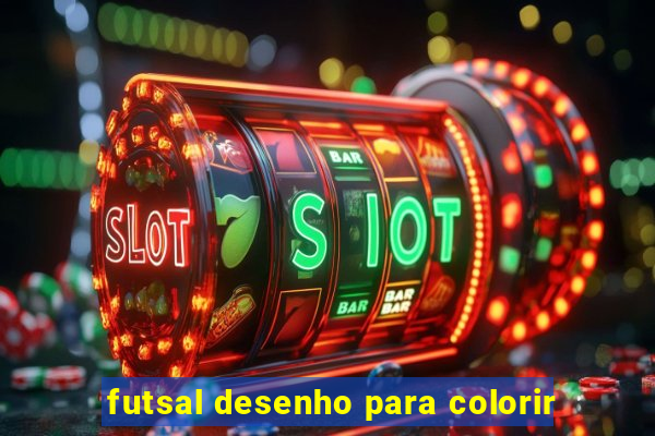 futsal desenho para colorir