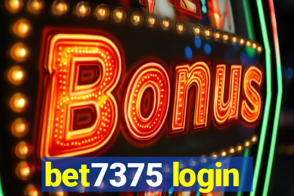 bet7375 login