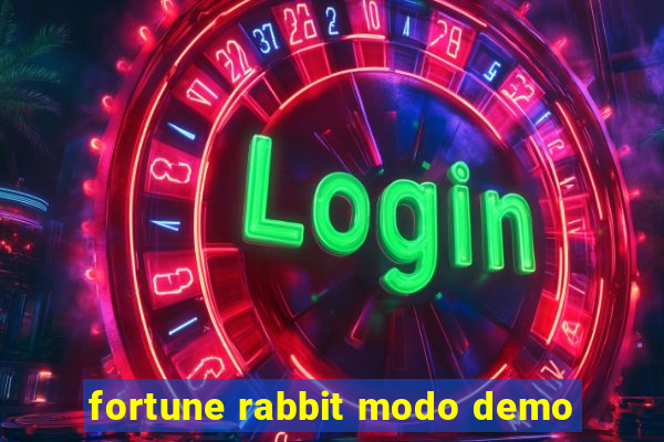 fortune rabbit modo demo