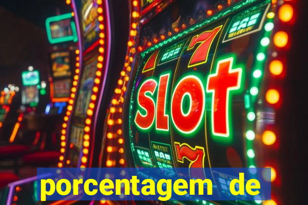 porcentagem de jogos slots