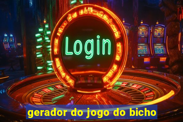 gerador do jogo do bicho