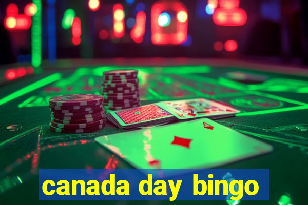 canada day bingo