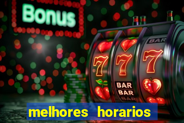 melhores horarios para jogar no fortune tiger