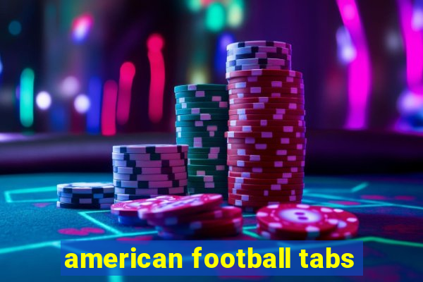 american football tabs