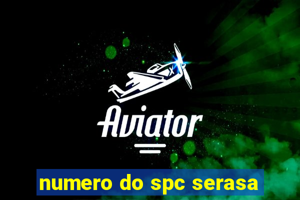 numero do spc serasa