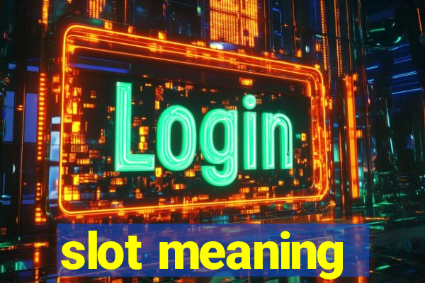 slot meaning