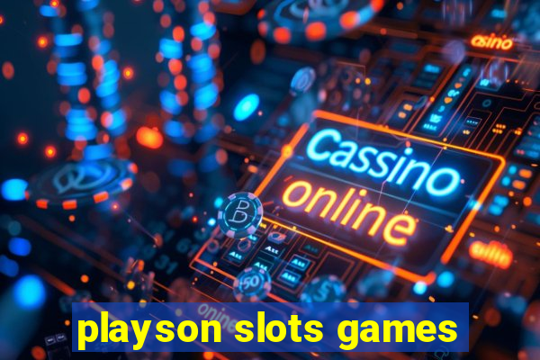 playson slots games