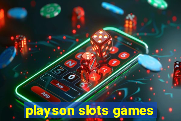 playson slots games