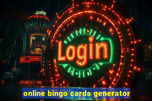 online bingo cards generator