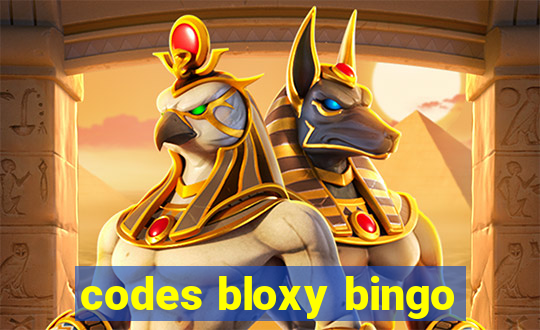 codes bloxy bingo