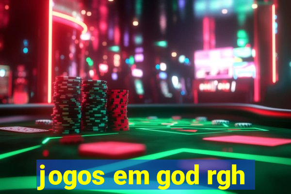 jogos em god rgh