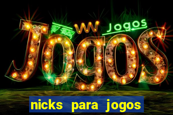 nicks para jogos de tiro