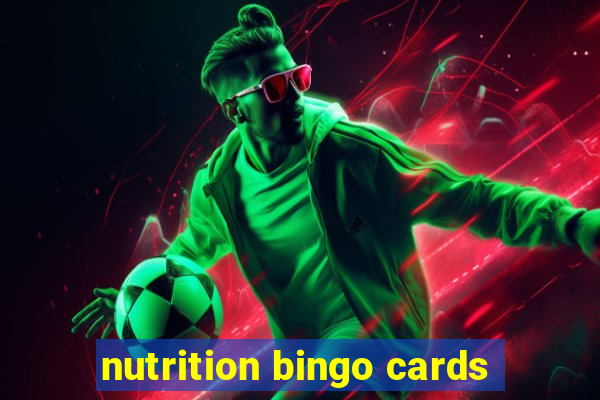 nutrition bingo cards