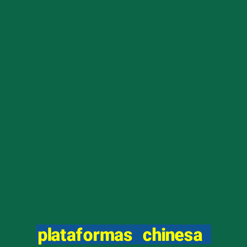 plataformas chinesa de jogos