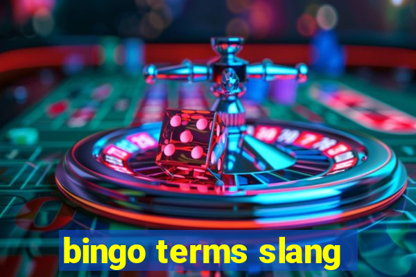 bingo terms slang