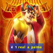 é 1 real a palma da banana