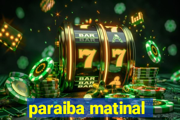 paraiba matinal