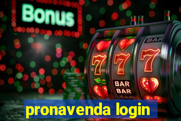 pronavenda login