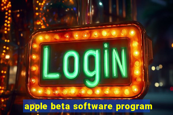 apple beta software program