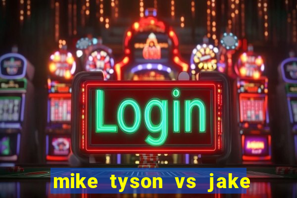 mike tyson vs jake paul assistir online