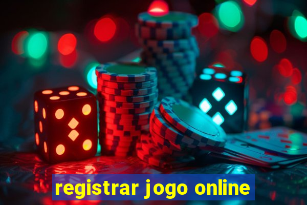 registrar jogo online