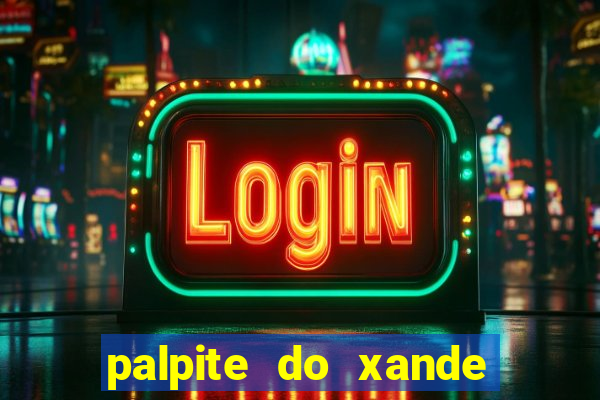 palpite do xande para hoje