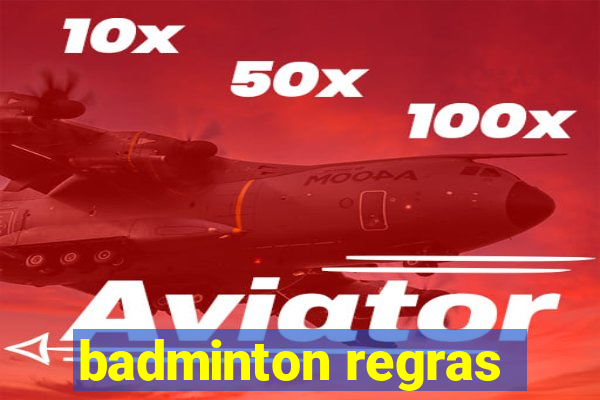 badminton regras