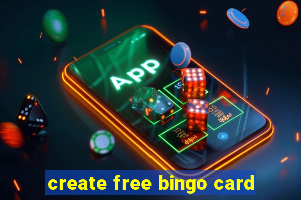 create free bingo card