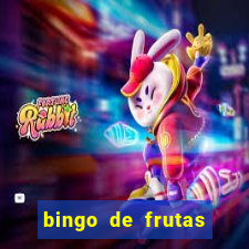 bingo de frutas para imprimir pdf