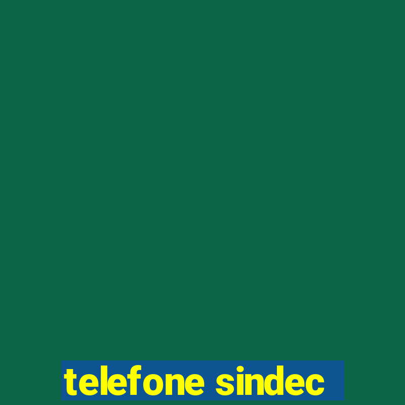 telefone sindec