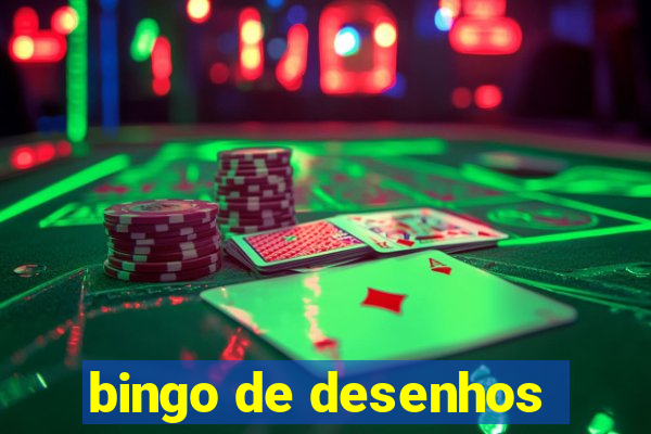 bingo de desenhos