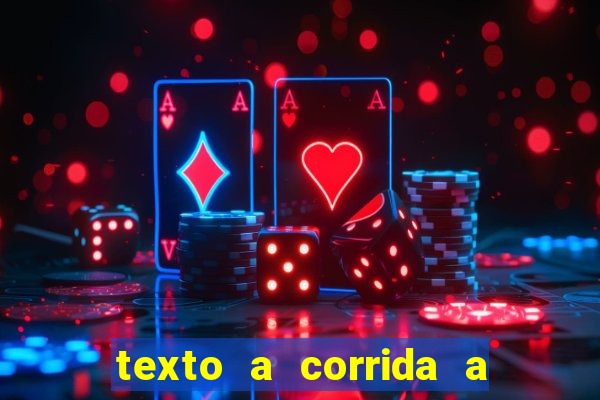 texto a corrida a lagarta lili