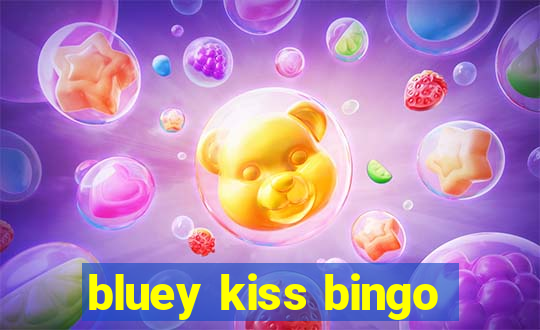 bluey kiss bingo