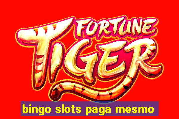 bingo slots paga mesmo