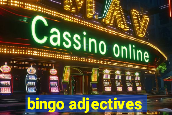 bingo adjectives