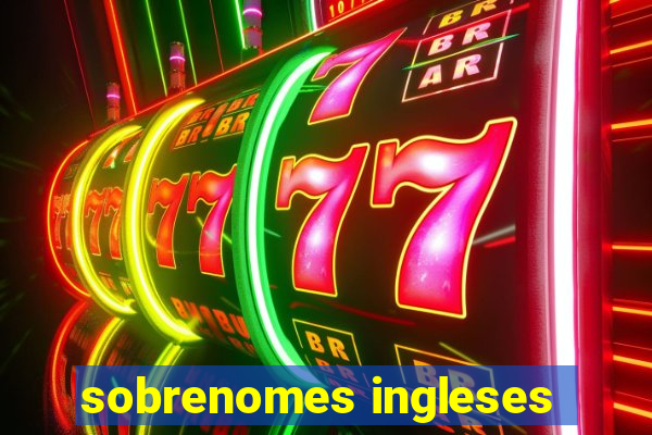 sobrenomes ingleses