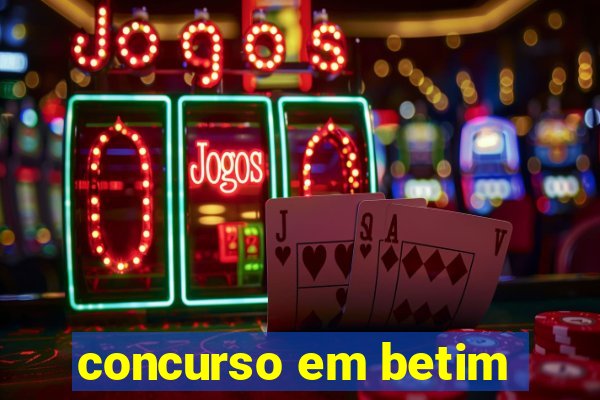 concurso em betim