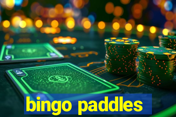 bingo paddles